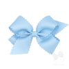 MEDIUM SCALLOP EDGE BOW- MILLINIUM BLUE