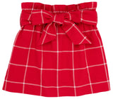 BEASLEY BOW SKIRT WOODLAND AVENUE WINDOWPANE