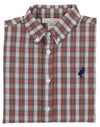 DEAN'S LIST DRESS SHIRT MERRITT PARK PLAID WITH NANTUCKET NAVY STORK