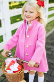 PENELOPE PEACOAT HAMPTONS HOT PINK WITH RICHMOND RED