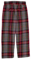 SHEFFIELD PANTS ( FLANNEL ) PARK LANE PLAID WITH RICHMOND RED STORK