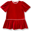 HARPER DRESS - RUBY RED VELVET