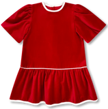 HARPER DRESS - RUBY RED VELVET