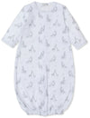 GIRAFFE GLEE SILVER CONVERTIBLE GOWN - SILVER