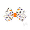 MINI BOO PRINT GROSGRAIN BOW