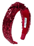 SPANGLES HEADBAND - RED