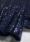 NAVY BLUE SEQUIN DRESS