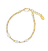 GOLD PLATED PEARL BRACELET