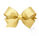 MINI METALLIC BOW - GOLD