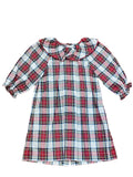 STEWARD PLAID RUFFLE FLOAT DRESS