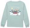 SKI LIFT LONGSLEEVE TOP MARINE MIST