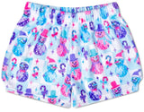 DISCO SNOWMAN PLUSH SHORTS