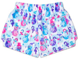 DISCO SNOWMAN PLUSH SHORTS