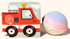 FIRE TRUCK BATH BOMB WITH SURPRISE INSIDE