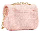 MEDIUM CLASSIC TWEED HANDBAG - PINK