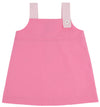 JILLIAN JUMPER - HAMPTONS HOT PINK AND PALM BEACH PINK WITH HEART TULIP APPLIQUE