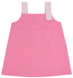 JILLIAN JUMPER - HAMPTONS HOT PINK AND PALM BEACH PINK WITH HEART TULIP APPLIQUE