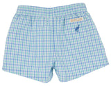 SHEFFIELD SHORTS - SUNRISE BLVD BLUE AND TURKS TEAL CHANDLER CHECK