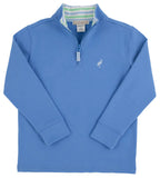 HAYWORD HALF-ZIP - SUNRISE BLVD. BLUE WITH KENNEDY CRUISE STRIPE