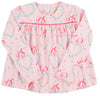 LONG SLEEVE DOWELL DAY TOP FANCY LIKE FLORAL WITH PALM SPRINGS PUNCH