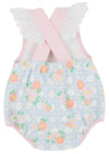 SAYLOR SUNSUIT - CAYMAN ISLAND CANE WITH PALM BEACH PINK