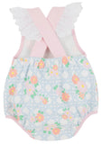 SAYLOR SUNSUIT - CAYMAN ISLAND CANE WITH PALM BEACH PINK