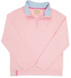 PREPLETIC HAYWORD HALF - ZIP PALM BEACH PINK WITH PALM BEACH PINK STORK