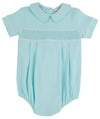 SMOCKED BRADFORD BUBBLE - EDISTO EGG BLUE