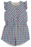 MARION ROSE ROMPER - PIER POINTE PLAID