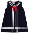 MADGE MAIN SAIL DRESS - NANTUCKET NAVY