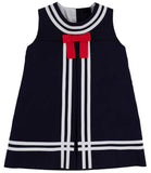 MADGE MAIN SAIL DRESS - NANTUCKET NAVY