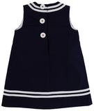 MADGE MAIN SAIL DRESS - NANTUCKET NAVY