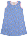 SLEEVELESS POLLY PLAY DRESS - LITTLE FISHES