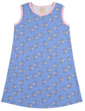 SLEEVELESS POLLY PLAY DRESS - LITTLE FISHES