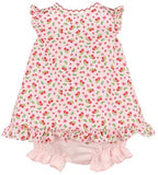 GIRLS PINK SUMMER BERRIES BLOOMER SET