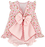 GIRLS PINK SUMMER BERRIES BLOOMER SET