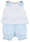 PARTY DOTS GIRL SET - BLUE