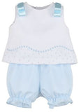 PARTY DOTS GIRL SET - BLUE