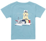 BOYS GOLDEN CAPTAIN SHORT SLEEVE - COASTAL SKY