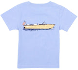 BOYS BOATING TRADITION SHORT SLEEVE - LIGHT BLUE