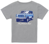 BOYS JOYRIDE SHORT SLEEVE - BATTLESHIP GREY