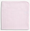 LOVE LINES PINK ORGANIC COTTON POINTELLE BABY BLANKET