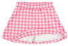 SEARCY SKORT - HAMPTONS HOT PINK GINGHAM