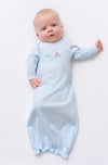 ADORABLE EVERYDAY SET - BUCKHEAD BLUE WITH BUNNY EMBROIDERY