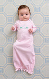 ADORABLE EVERYDAY SET - PALM BEACH PINK WITH BUNNY EMBROIDERY