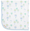 BABY BUGGY BLANKET - UP UP AND AWAY (BLUE) WITH BUCKHEAD BLUE