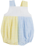 BRANHAM BUBBLE - BUCKHEAD BLUE GINGHAM AND LAKE WORTH YELLOW GINGHAM