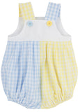 BRANHAM BUBBLE - BUCKHEAD BLUE GINGHAM AND LAKE WORTH YELLOW GINGHAM