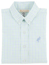 DEAN'S LIST DRESS SHIRT - SEA ISLAND SEAFOAM AND BEALE STREET BLUE WINDOWPANE