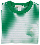 CARTER CREWNECK - KIAWAH KELLY GREEN STRIPE